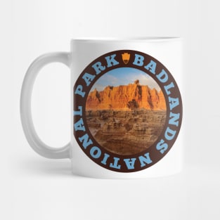 Badlands National Park circle Mug